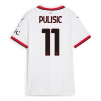 Zenski Nogometni Dres AC Milan Christian Pulisic #11 Gostujuci 2024-25 Kratak Rukav